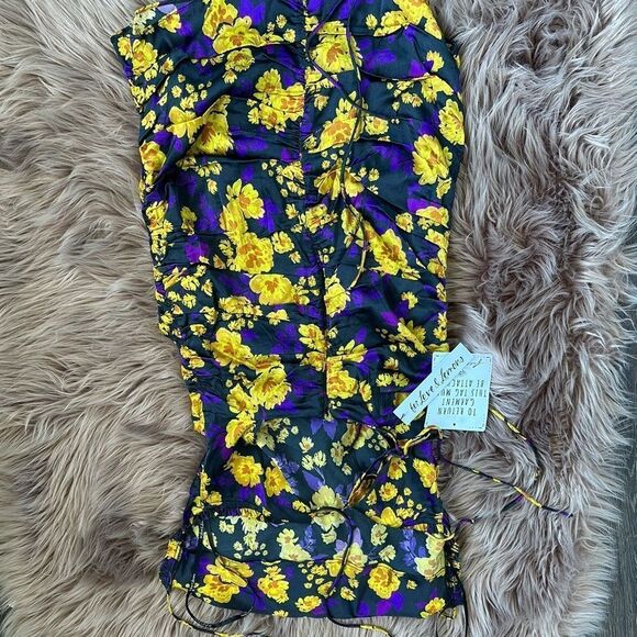 For love & Lemons x free people ruched spaghetti dress - Picture 9 of 11